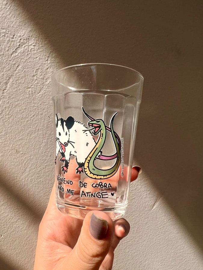 Copo Saruê - Vidro 190ml — imagem 2