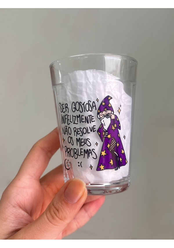 Copo Ser Gostosa - Vidro 190ml