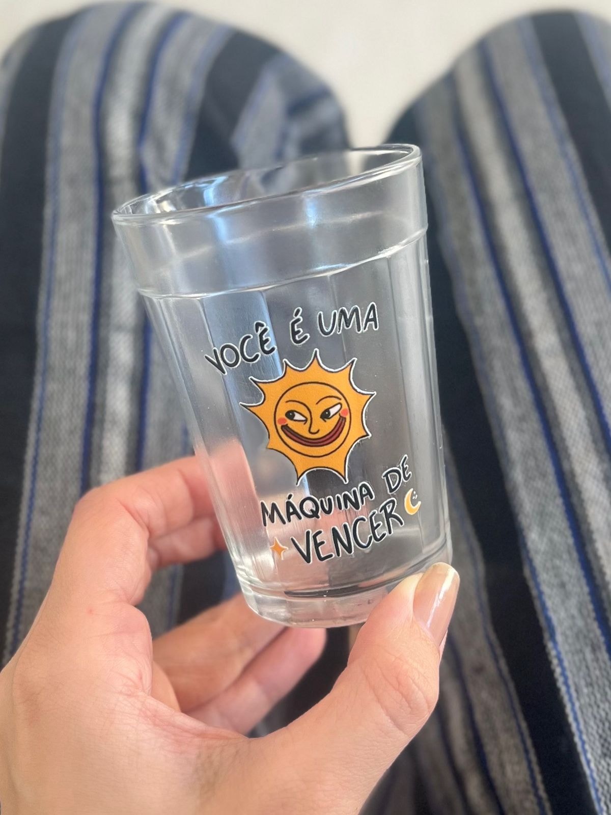 Copo Sol máquina de vencer - Vidro 190ml — imagem 2