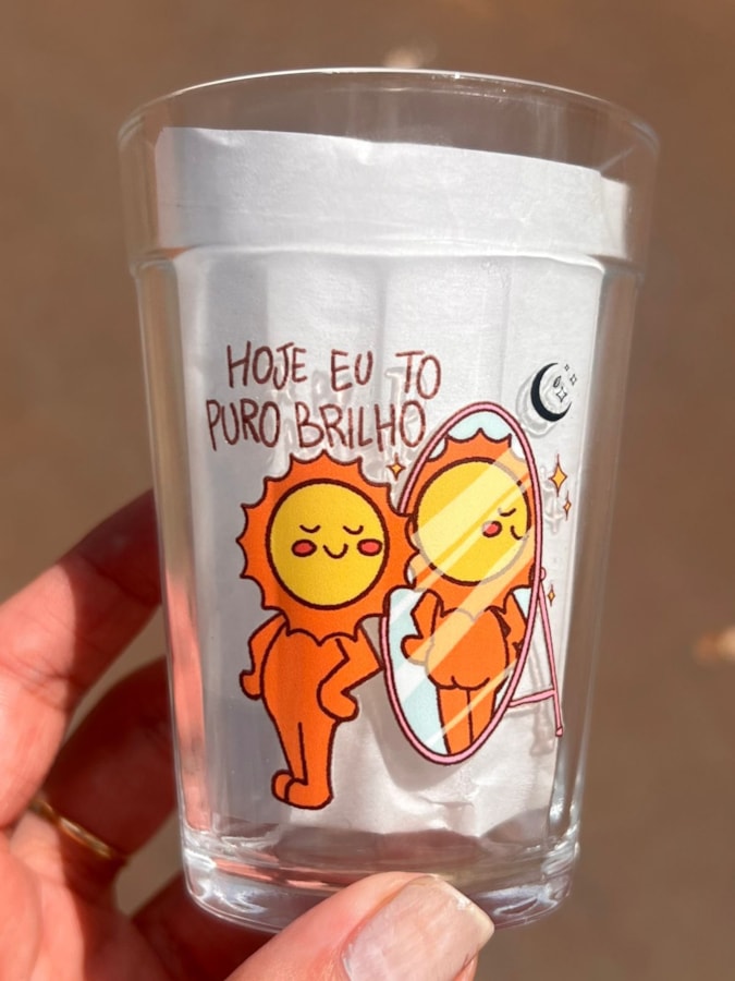 Copo Sol - Vidro 190ml — imagem 1