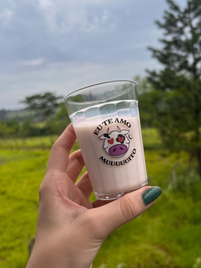 Copo Vaquinha - Vidro 190ml — imagem 1