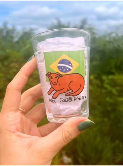 Copo Vira Lata Caramelo do Brasil - Vidro 190ml