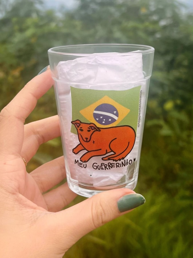 Copo Vira Lata Caramelo do Brasil - Vidro 190ml — imagem 1