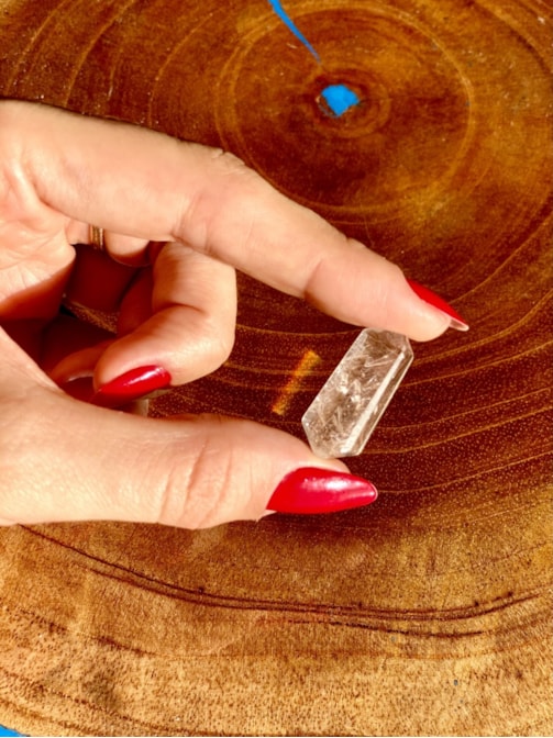 Cristal Ponta Facetado