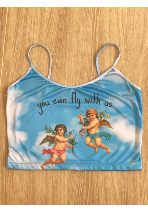 Cropped Alça Anjos