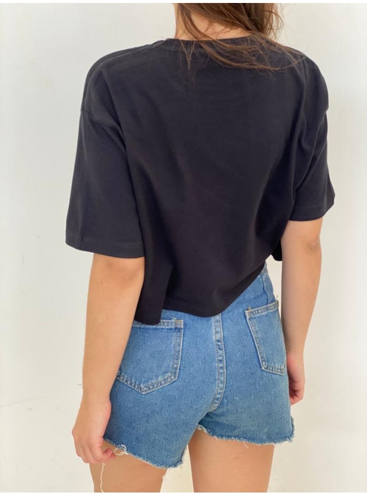 Cropped Comfy Coração de Van Gogh — imagem 3