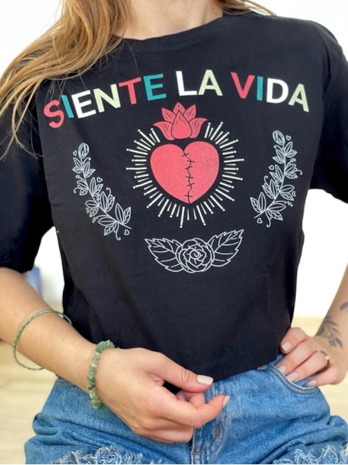 Cropped Comfy Coração do México