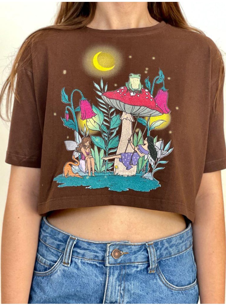 Cropped Comfy Fada da Lua — imagem 1