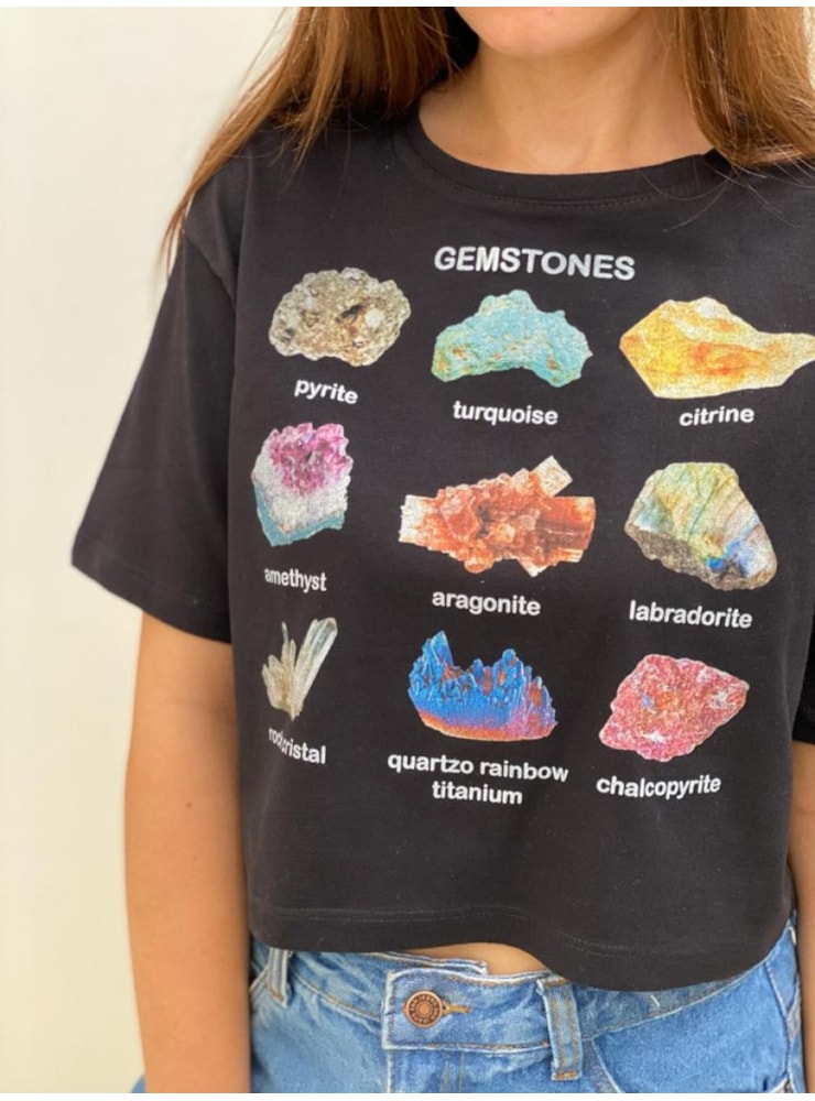 Cropped Comfy Gemstones — imagem 1