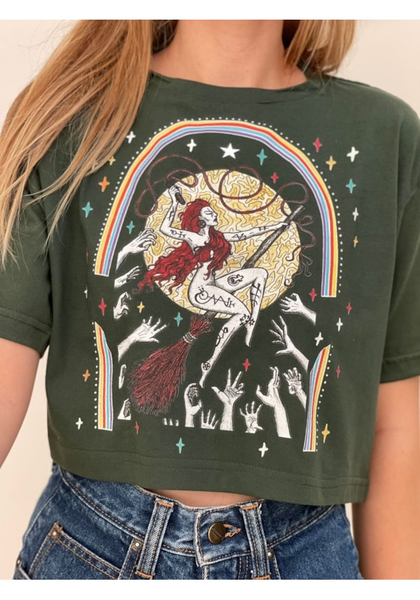 Cropped Comfy Mulheres que Voam