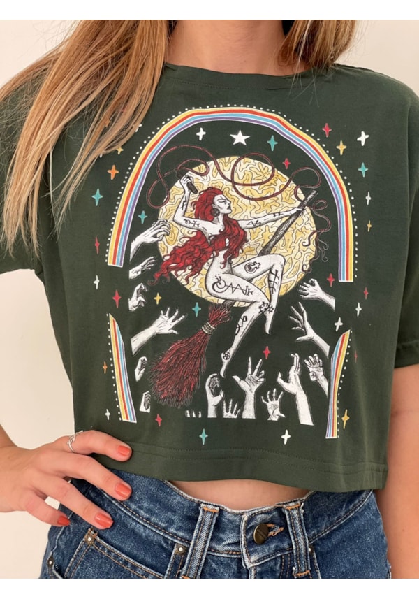 Cropped Comfy Mulheres que Voam