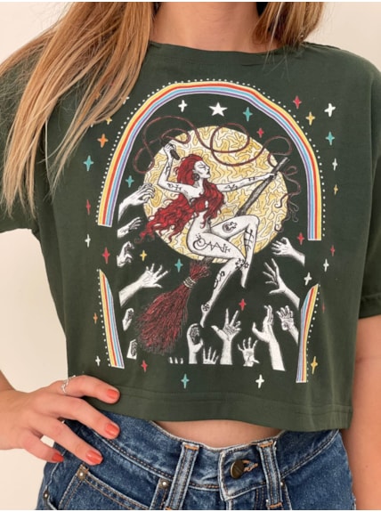 Cropped Comfy Mulheres que Voam