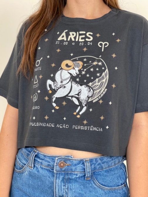 Cropped Comfy Signo Áries