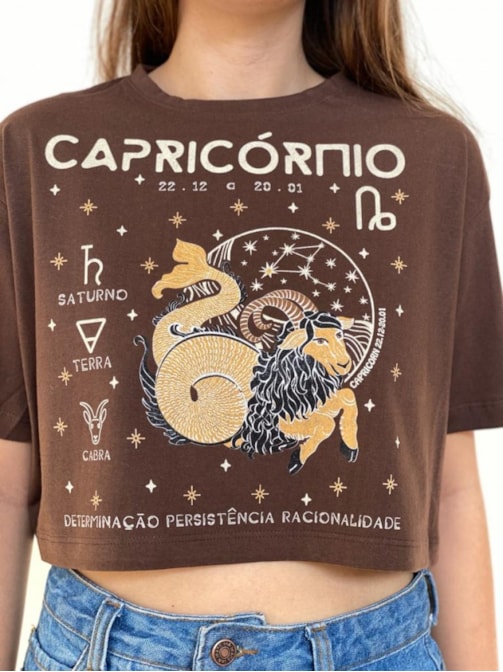 Cropped Comfy Signo Capricórnio