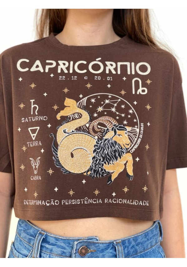 Cropped Comfy Signo Capricórnio
