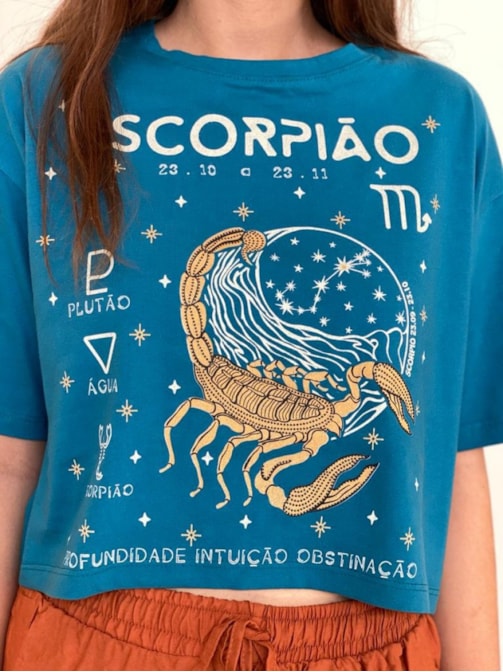Cropped Comfy Signo Escorpião