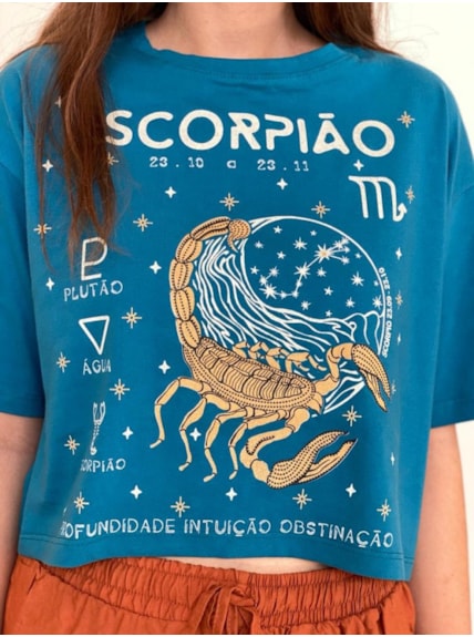 Cropped Comfy Signo Escorpião
