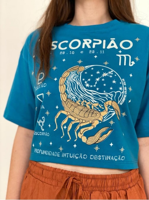 Cropped Comfy Signo Escorpião