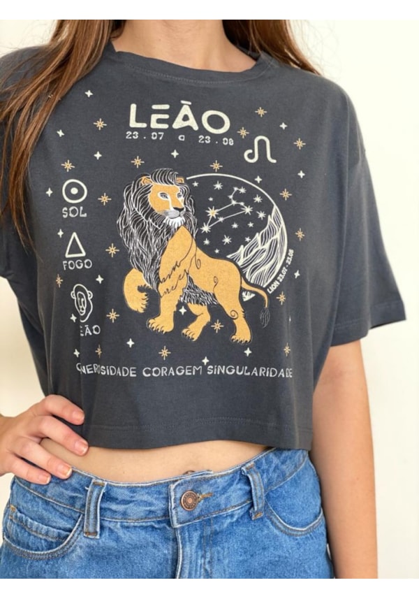 Cropped Comfy Signo Leão