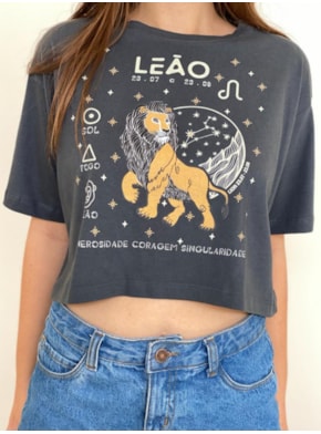 Cropped Comfy Signo Leão