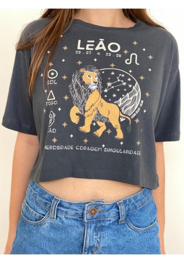 Cropped Comfy Signo Leão