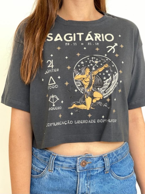 Cropped Comfy Signo Sagitário