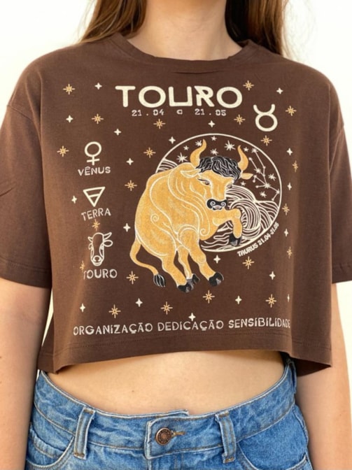 Cropped Comfy Signo Touro