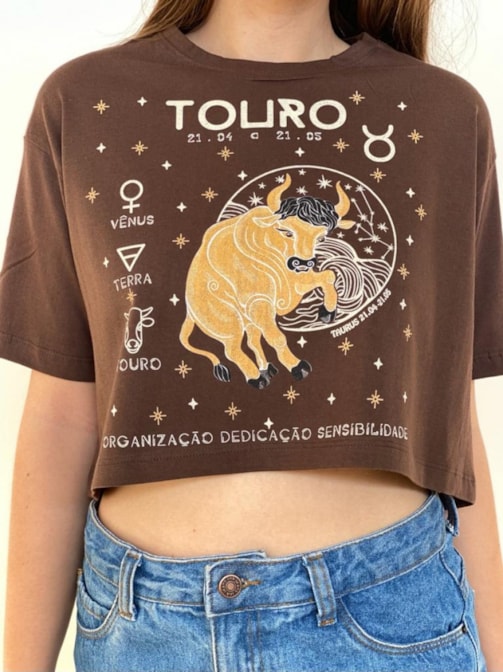 Cropped Comfy Signo Touro