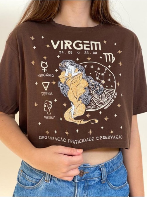 Cropped Comfy Signo Virgem