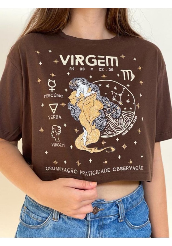 Cropped Comfy Signo Virgem