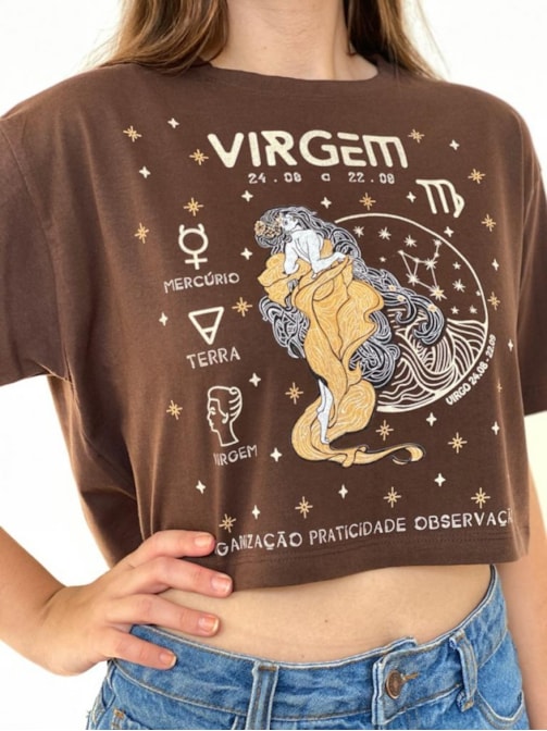 Cropped Comfy Signo Virgem
