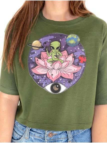 Cropped Comfy Visionária