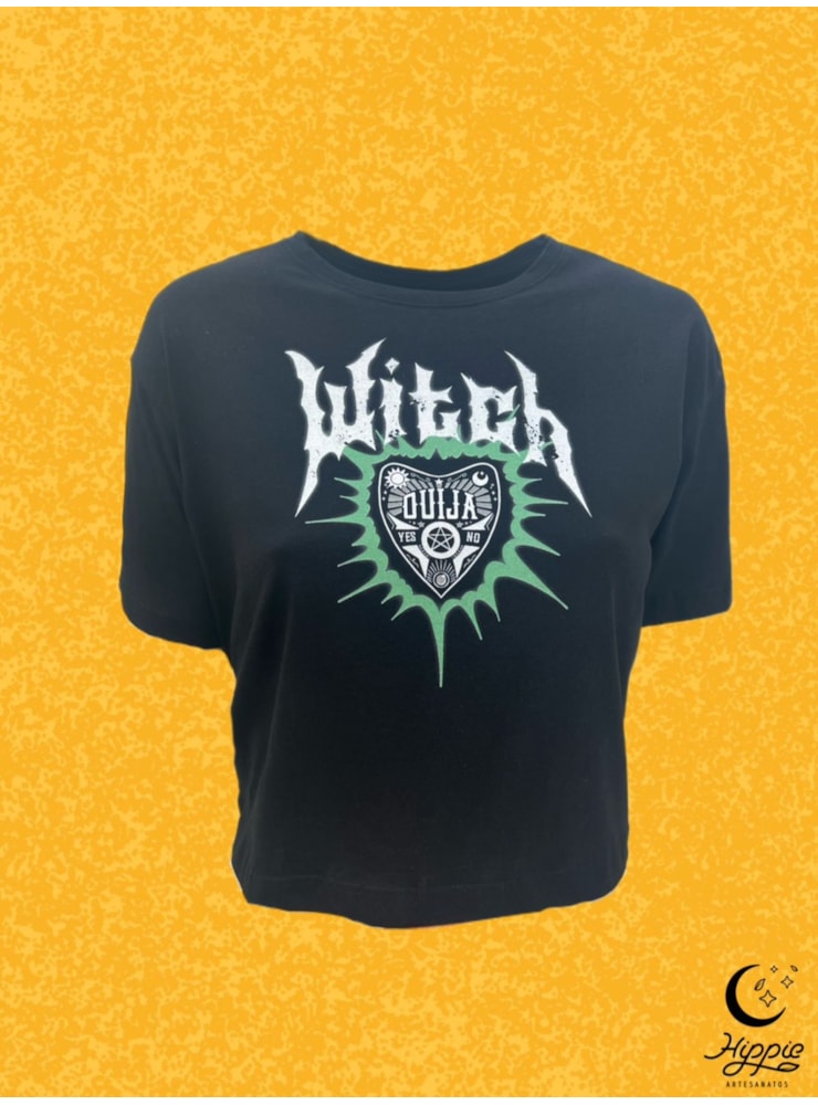 Cropped Comfy Witch - Preto — imagem 1