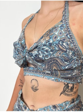 Cropped Hippie Luz da Lua