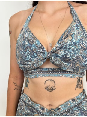 Cropped Hippie Luz da Lua
