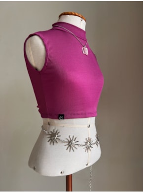 Cropped Ribana Gola - Roxo Claro