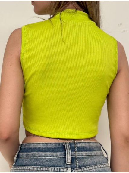 Cropped Ribana Gola - Verde Abacate
