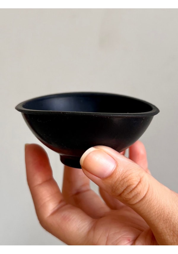Cuia de Silicone Preta