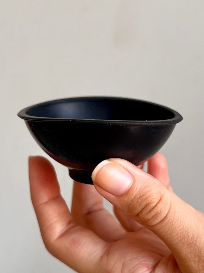 Cuia de Silicone Preta — imagem 2