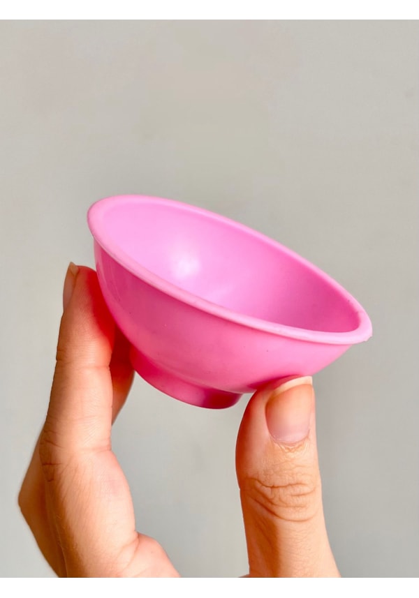 Cuia de Silicone Rosa