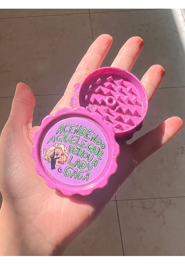 Dichavador Acendendo aquele Lady gaga - Fibra de Coco Rosa
