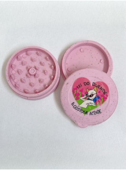 Dichavador Coração Lei do Duende A Gostosa Acende - Fibra de Coco Rosa Claro