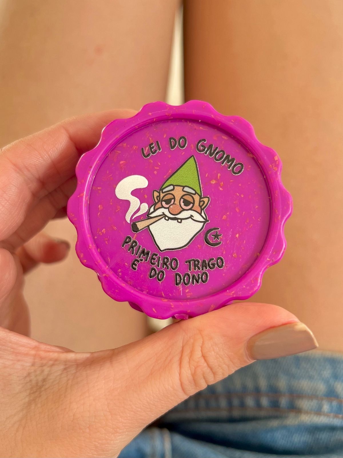 Dichavador Lei do Gnomo - Fibra de Coco Rosa — imagem 2