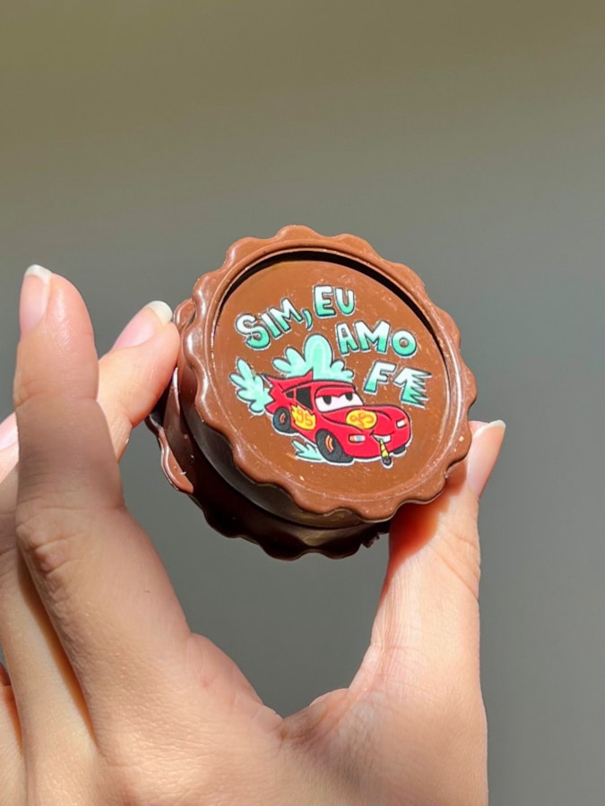 Dichavador Sim, eu Amo F1 - Fibra de Coco Marrom — imagem 2
