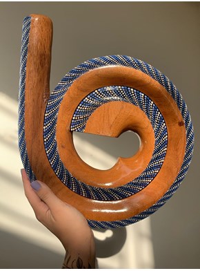 Didgeridoo Caracol de Madeira