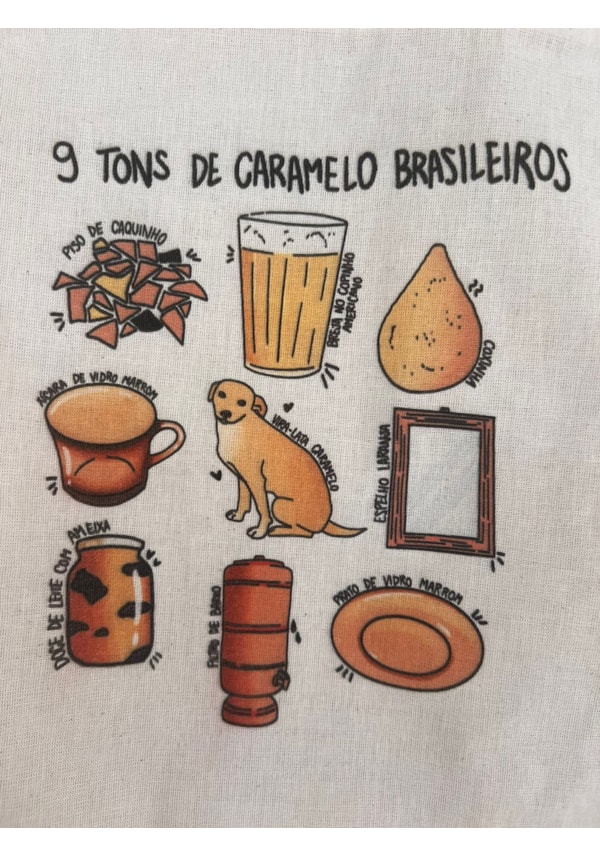 Ecobag 9 Tons de Caramelo