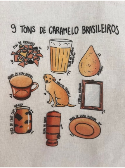 Ecobag 9 Tons de Caramelo