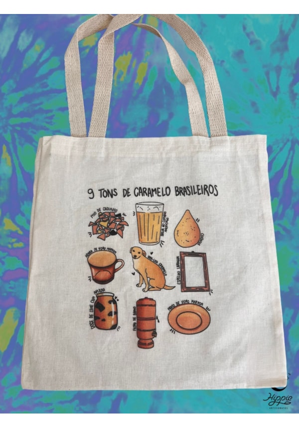 Ecobag 9 Tons de Caramelo