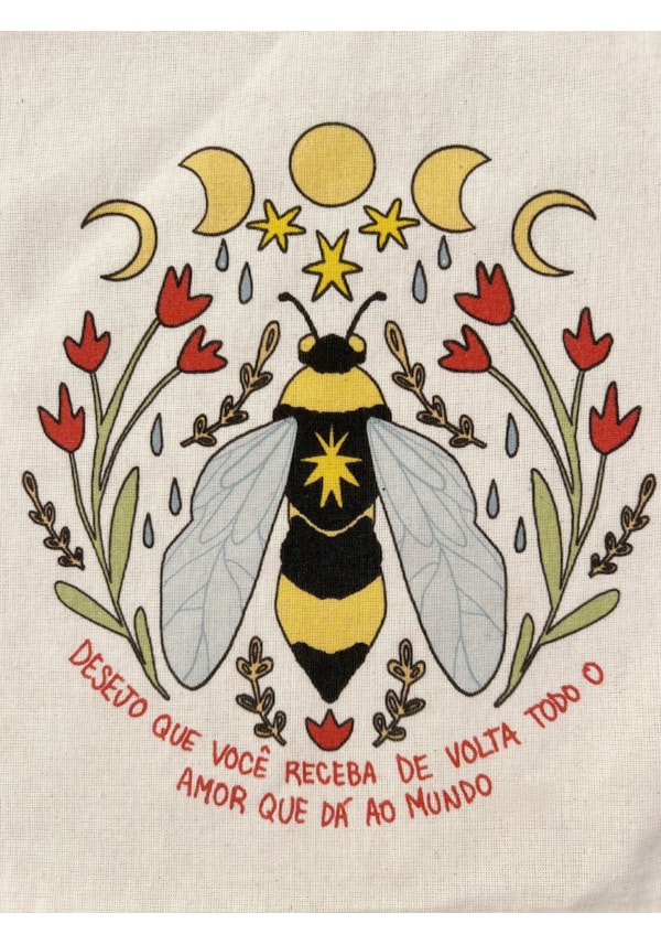 Ecobag Abelha do Amor