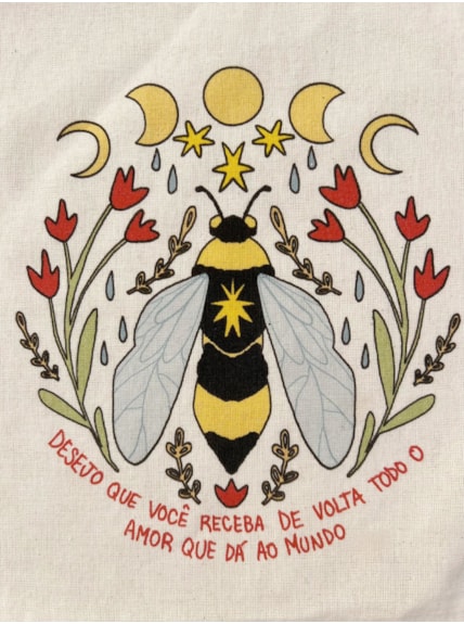 Ecobag Abelha do Amor